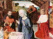 Jean Hey The Nativity of Cardinal Jean Rolin oil painting